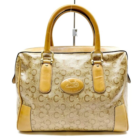 CELINE Hand Bag Brown Coated Canvas 3716222 - Picture 1 of 9